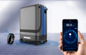 SR5 d’Airwheel comporte un système auto-suite, la fonction d’évitement intelligent d'obstacle et etc.